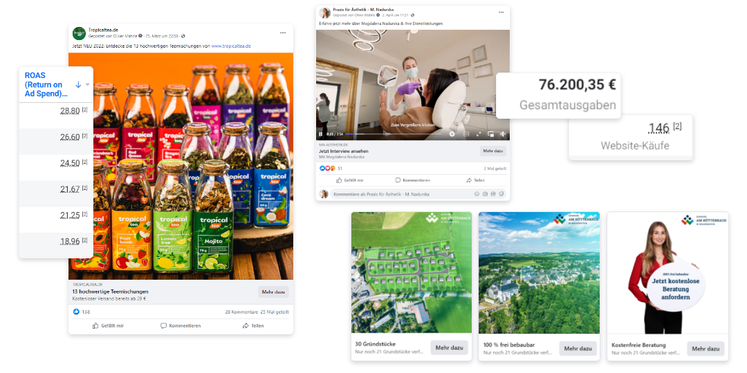 Facebook ads Agentur marketingexperten performance marketing leadgewinnung ecommerce